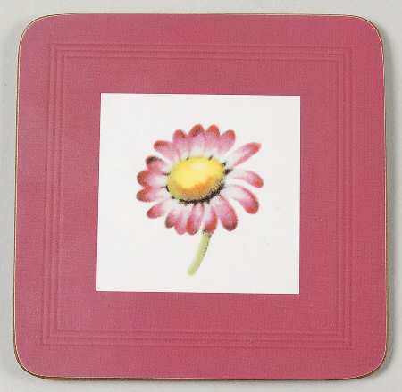 Petite Fleur Square Corkback Coaster