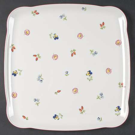 Petite Fleur 11" Square Serving Platter