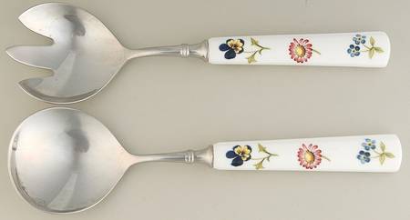 Petite Fleur (2 Piece) Salad Set with Stainless Bowl