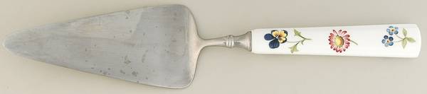 Petite Fleur Pie Server with Stainless Blade