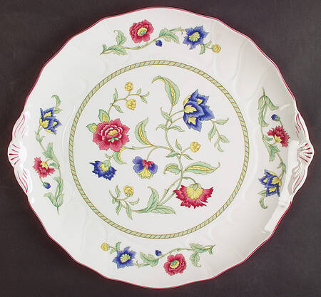 Persia (Scalloped) Handled Cake Plate by Villeroy & Boch