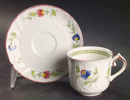 Persia (Scalloped) Flat Demitasse Cup & Saucer Set