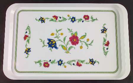 Persia (Scalloped) 18" Plastic Serving Tray