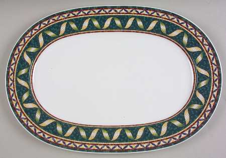 Pergamon 16" Oval Serving Platter