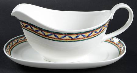 Pergamon Gravy Boat & Underplate