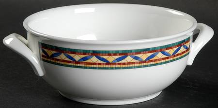 Pergamon Flat Cream Soup Bowl
