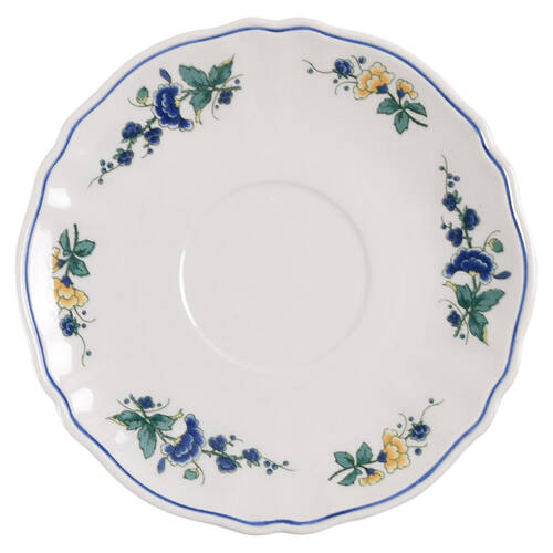 Phoenix Blau (No Paneled Rim) Saucer for Breakfast Cup