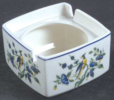 Phoenix Blau (No Paneled Rim) Square Ashtray