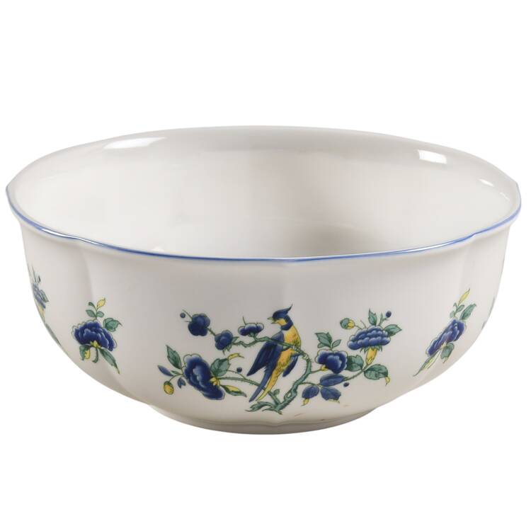Phoenix Blau (Paneled Rim) 7" Round Vegetable Bowl