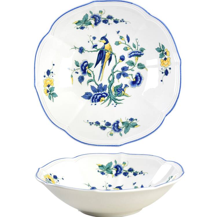 Phoenix Blau (Paneled Rim) Soup/Cereal Bowl
