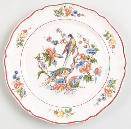 Phoenix (Multicolor) Salad Plate