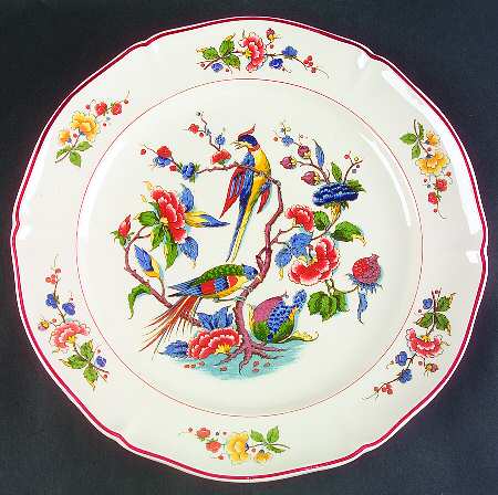 Phoenix (Multicolor) 12" Chop Plate (Round Platter)