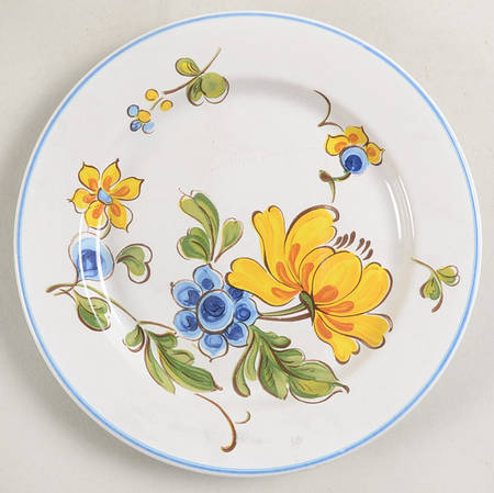 Provence (Blue & Yellow Flowers) Bread & Butter Plate