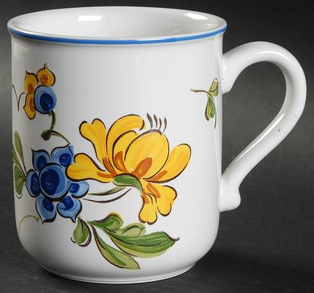 Provence (Blue & Yellow Flowers) Mug