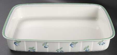 Provence (Blue Weave, Green Trim) 14'' Lasagna