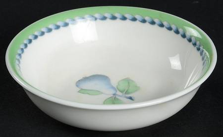 Provence (Blue Weave, Green Trim) Salt Dip