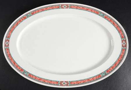 Rialto 17" Oval Serving Platter