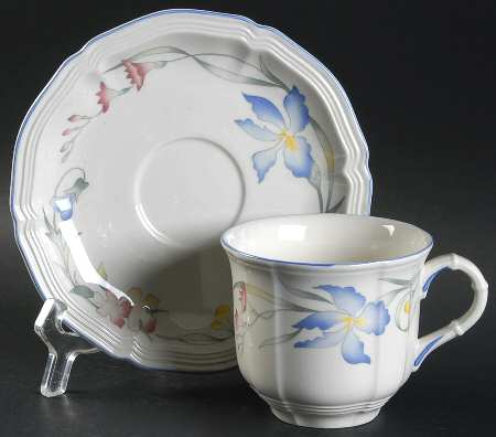 Riviera Flat Cup & Saucer Set