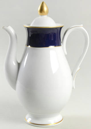 Royal Blue Coffee Pot & Lid