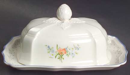 Romantica Rectangular Covered Butter