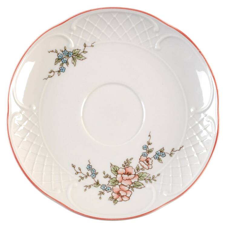 Rosette Saucer for Flat Cup