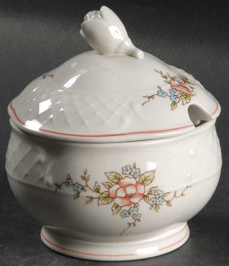 Rosette Sugar Bowl & Lid