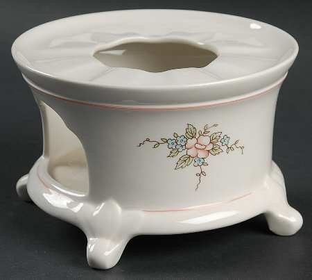 Rosette China Warmer Stand