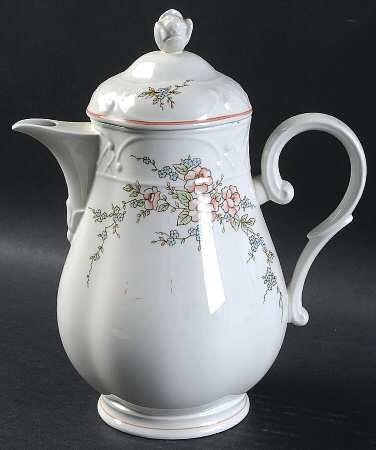 Rosette Coffee Pot & Lid
