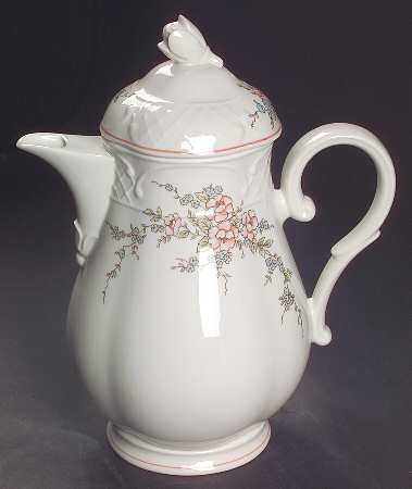 Rosette Coffee Pot & Lid