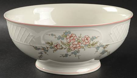 Rosette 9" Round Vegetable Bowl