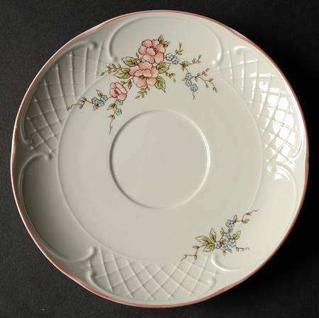 Rosette Saucer for Cream Soup Bowl