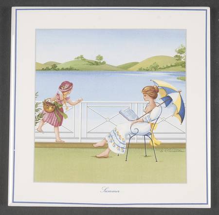 Romantic Seasons Trivet