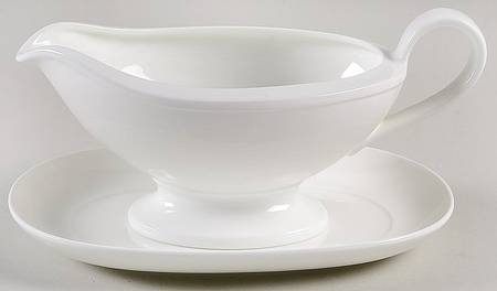 Royal Weiss Gravy Boat & Underplate