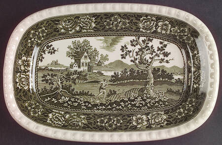 Rusticana Green Pickle Dish