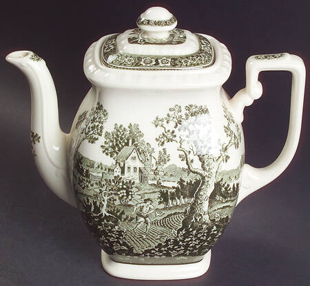 Rusticana Green Mini Coffee Pot & Lid
