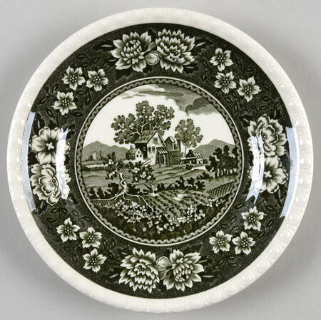 Rusticana Green Bread & Butter Plate