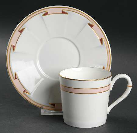 Rue Royale Flat Cup & Saucer Set