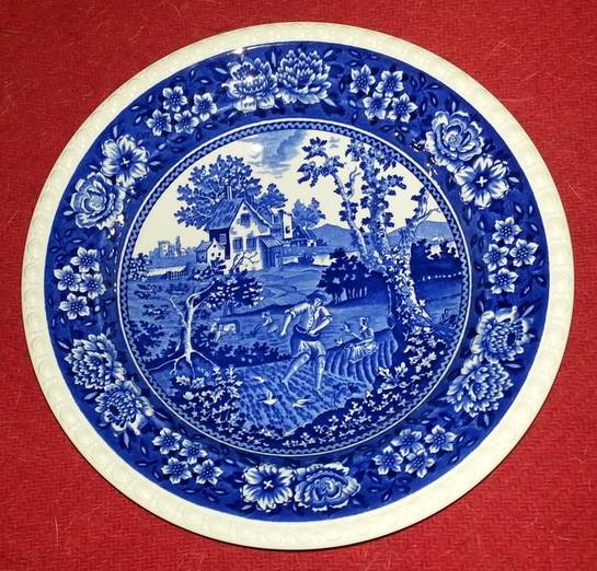 Rusticana Blue Luncheon Plate