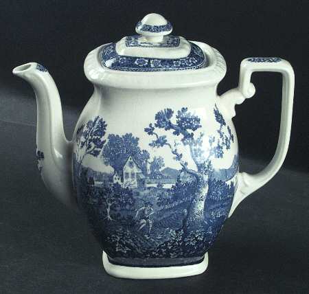 Rusticana Blue Coffee Pot & Lid