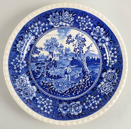 Rusticana Blue 11" Chop Plate (Round Platter)