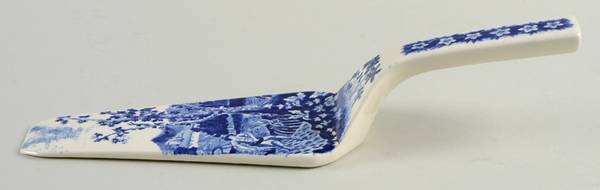 Rusticana Blue Solid Ceramic Pie/Cake Server