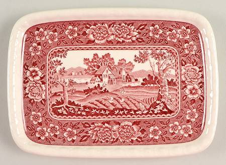 Rusticana Red 7" Rectangular Tray