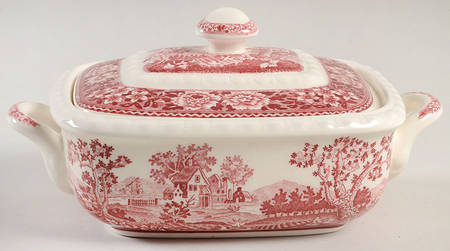 Rusticana Red 6" Rectangular Box & Lid by Villeroy & Boch
