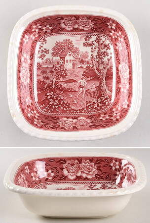 Rusticana Red 8" Square Vegetable Bowl by Villeroy & Boch