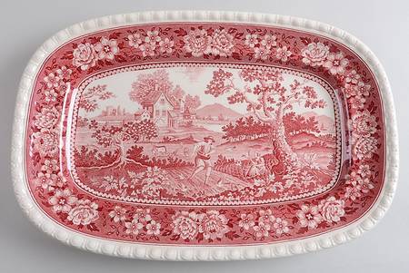 Rusticana Red 15" Oval Serving Platter by Villeroy & Boch