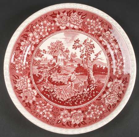 Rusticana Red Plate Wall