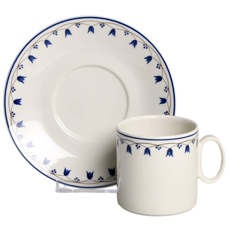 Salzburg Flat Cup & Saucer Set