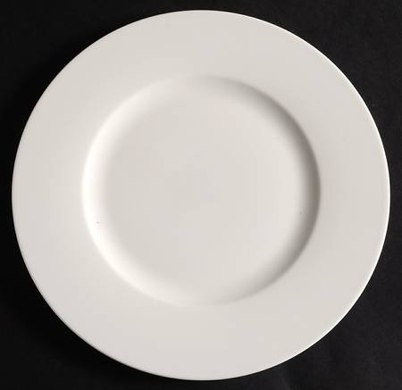 Salina White Salad Plate
