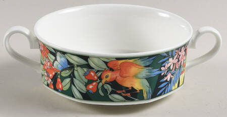 Serengeti Flat Cream Soup Bowl