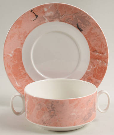 Siena Flat Cream Soup & Saucer Set
